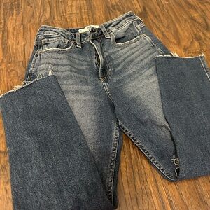 Hollister Dark Blue Straight Jeans